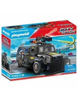 Conjunto de brinquedos Playmobil Police car City Action Plástico
