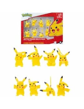 Conjunto de Figuras Pokémon Battle Ready! Pikachu