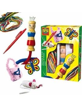 Jogo Educativo SES Creative Tricotin  With yarns of different colors...