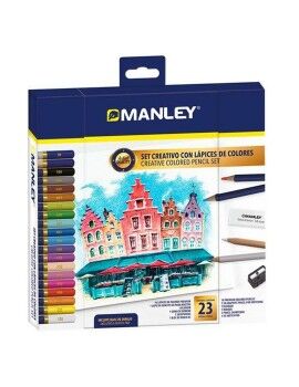 Conjunto de Desenho Manley 23 Peças Multicolor