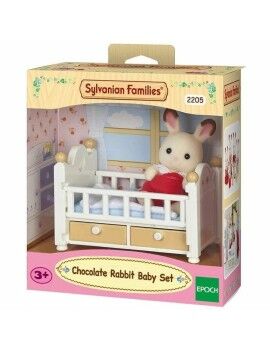 Figuras de Ação Sylvanian Families Baby Rabbit Chocolate Bed