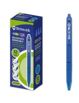 Conjunto de Canetas Bismark B-110 Fix Azul 0,7 mm (12 Peças)