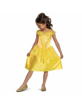 Fantasia para Crianças Disney Princess Bella Basic Plus Amarelo
