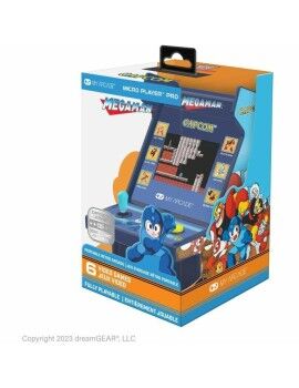 Consola de Jogos Portátil My Arcade Micro Player PRO - Megaman Retro Games Azul