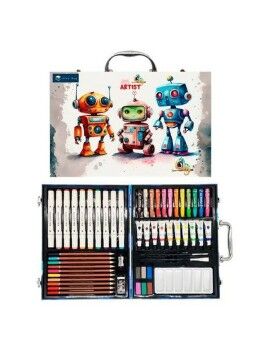 Conjunto de pintura Roymart Robots 53 Peças Multicolor