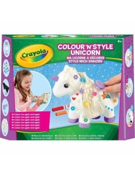 Jogo de Trabalhos Manuais Crayola Decorate your Unicorn (FR) Vermelho Multicolor