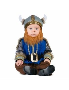 Fantasia para Bebés My Other Me Viking Homem Azul Castanho