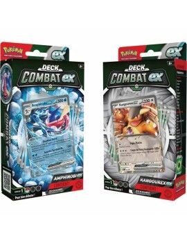Deck de Cartões Pokémon Combat EX: Greninja & Kangashkan (FR)