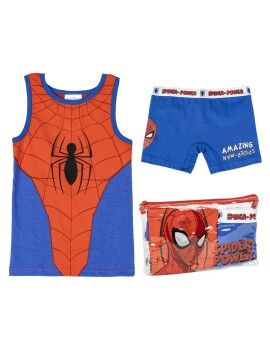 Pijama Infantil Spider-Man Vermelho Azul