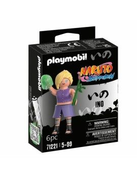 Conjunto de brinquedos Playmobil 71221 Naruto Shippuden Plástico 6 Peças