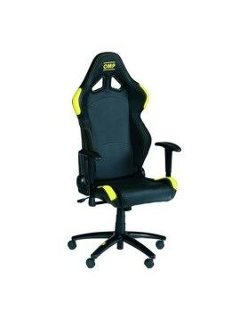 Cadeira de Gaming OMP HA/777E/NG Preto/Amarelo
