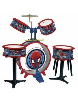 Bateria Musical Spider-Man Plástico Infantil
