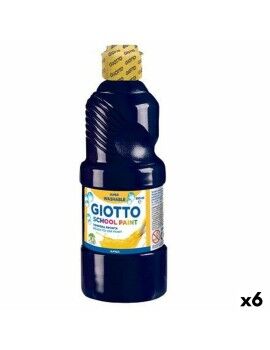 Têmpera Giotto   Preto 500 ml (6 Unidades)