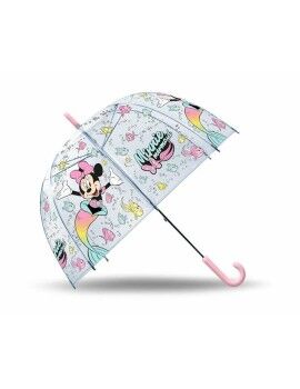 Guarda-Chuva Minnie Mouse 46 cm Transparente Infantil