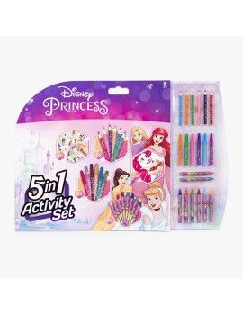 Caixa de Atividades para Colorir Disney Princess 5 em 1