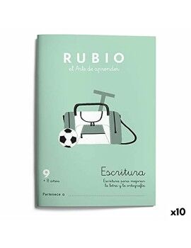 Writing and calligraphy notebook Rubio Nº9 A5 Espanhol 20 Folhas (10 Unidades)