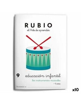 Caderno de Educação Infantil Rubio Nº9 A5 Espanhol (10 Unidades)