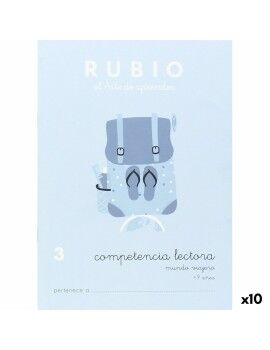 Caderno de Compreensão da Leitura Rubio Nº3 A5 Espanhol (10 Unidades)