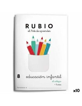 Caderno de Educação Infantil Rubio Nº8 A5 Espanhol (10 Unidades)