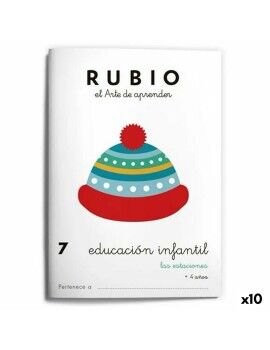 Caderno de Educação Infantil Rubio Nº7 A5 Espanhol (10 Unidades)