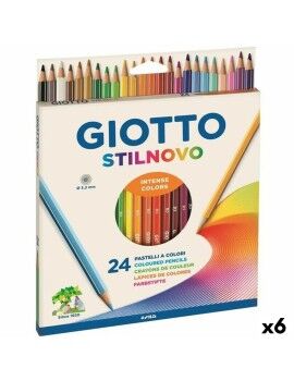 Lápis de cores Giotto Stilnovo Multicolor (6 Unidades)
