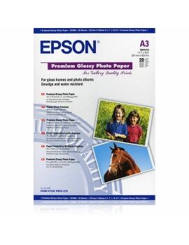 Papel Fotográfico Brilhante Epson Premium Glossy A3