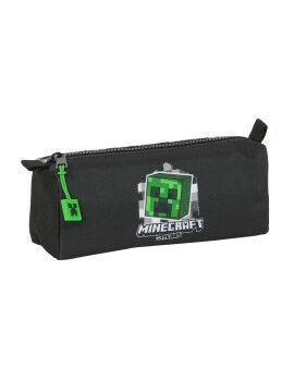 Bolsa Escolar Minecraft Preto Verde Cinzento 21 x 8 x 7 cm