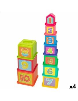 Blocos Empilháveis PlayGo 4 Unidades 10,2 x 50,8 x 10,2 cm
