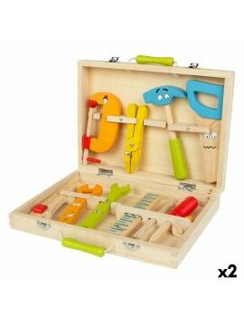 Jogo de ferramentas para crianças Woomax 11 Peças 2 Unidades