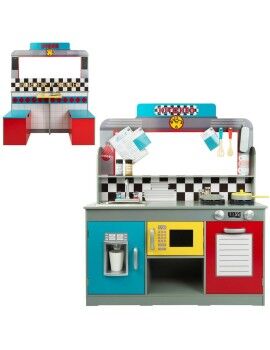 Cozinha de Brincar Play & Learn Retro 90 x 104 x 58 cm