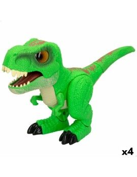Dinossauro Funville T-Rex 4 Unidades 30,5 x 19 x 8 cm