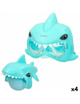 Conjunto de pistola de água e máscara de mergulho Eolo Tubarão 18 x 15 x 8,5...