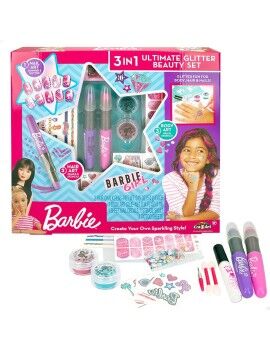 Conjunto de Beleza Barbie Sparkling 2 x 13 x 2 cm 3 em 1
