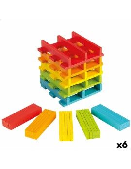 Jogo de Construção Woomax 100 Peças 10 x 0,5 x 1,8 cm (6 Unidades)