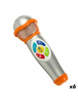 Microfone de brinquedo Winfun 6 x 19,5 x 6 cm (6 Unidades)