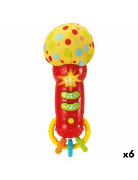Microfone de brinquedo Winfun 6 x 16,5 x 6 cm (6 Unidades)