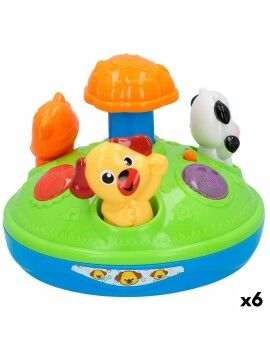 Brinquedo Interativo para Bebés Winfun animais 18 x 15 x 18 cm (6 Unidades)