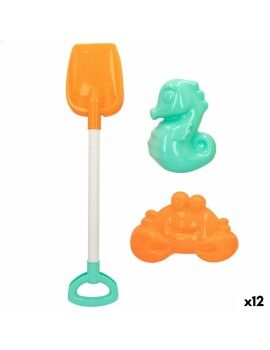 Conjunto de brinquedos de praia Colorbaby 3 Peças 58 cm (12 Unidades)