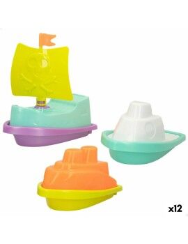 Conjunto de brinquedos de praia Colorbaby 3 Peças Barco Polipropileno (12...