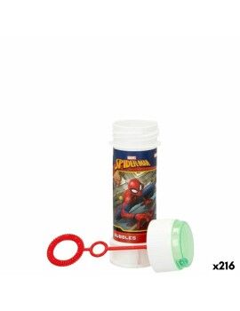 Frasco para bolas de sabão Spider-Man 60 ml 3,8 x 11,5 x 3,8 cm (216 Unidades)