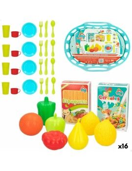 Conjunto de Alimentos de Brincar Colorbaby Equipamentos e utensílios de...