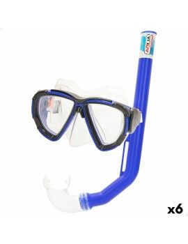 Óculos de Mergulho com Tubo Colorbaby Aqua Sport Adultos (6 Unidades)