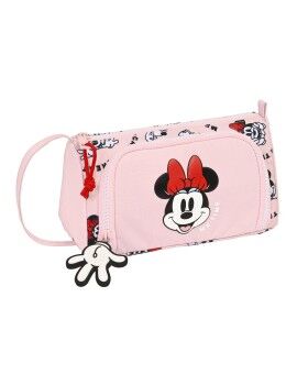 Bolsa Escolar Minnie Mouse Me time Cor de Rosa 20 x 11 x 8.5 cm