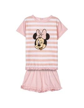 Pijama Infantil Minnie Mouse Cor de Rosa
