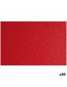 Cartolina Sadipal LR 200 Texturada Vermelho 50 x 70 cm (20 Unidades)