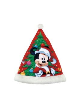 Gorro de Pai Natal Mickey Mouse Happy smiles Infantil 37 cm