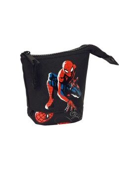 Estojo Spiderman Hero Preto (8 x 19 x 6 cm)