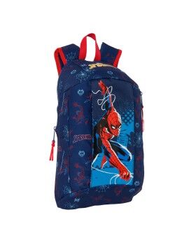 Mochila Spider-Man Neon Mini Azul Marinho 22 x 39 x 10 cm