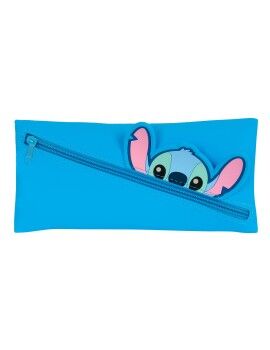 Bolsa Escolar Stitch Azul 22 x 11 x 1 cm