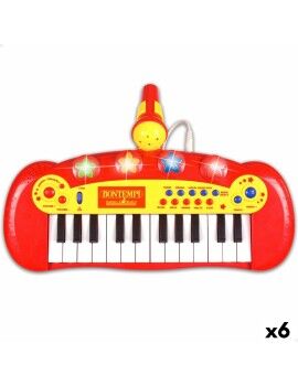 Piano Interativo para Bebé Bontempi Infantil Microfone 33 x 13 x 19,5 cm (6...